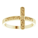 Sideways Cross Ring