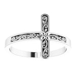 Sideways Cross Ring