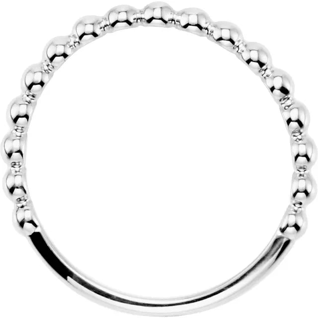 Stackable Beaded Ring