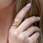 Twist Negative Space Ring