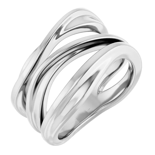 Twist Negative Space Ring