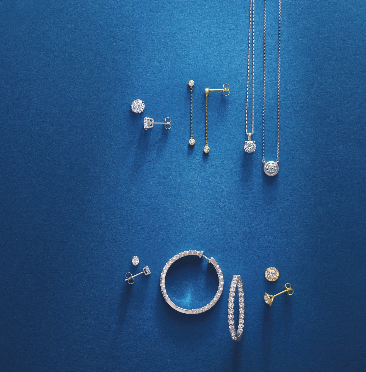 Lab-Grown Diamond Chain Earrings