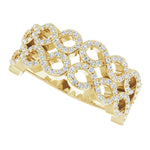 Diamond Infinity Inspired Ring