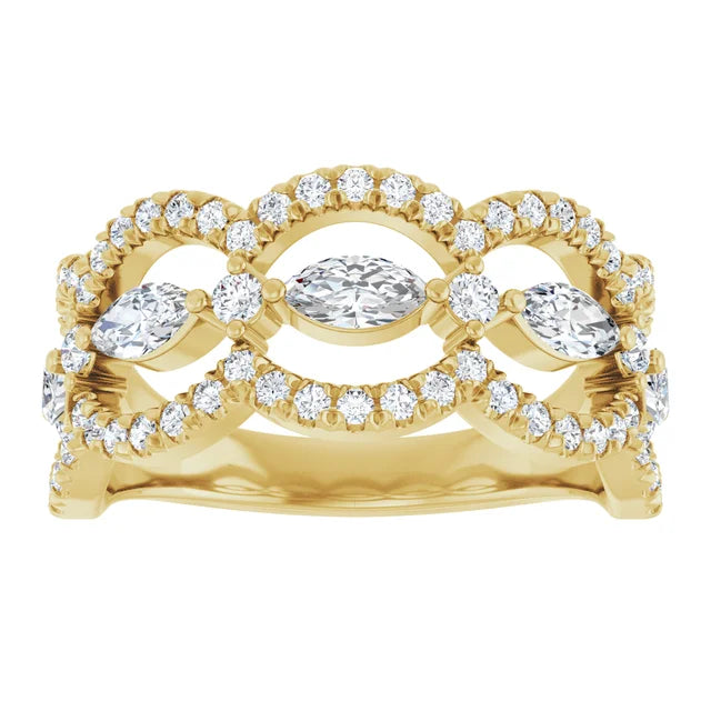 1 Carat Diamond Anniversary Band