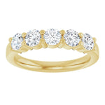 5 Stone Diamond Anniversary Band