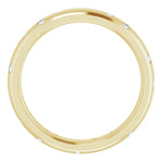 Scattered Diamond Anniversary Band