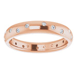 Scattered Diamond Anniversary Band