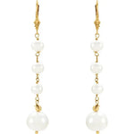Cultured Freshwater Pearl Dangle Earrings