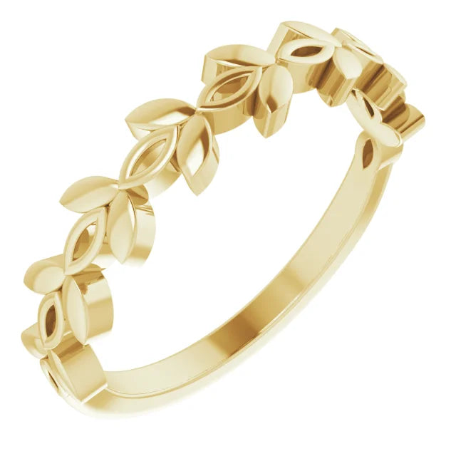 Stackable Floral Ring