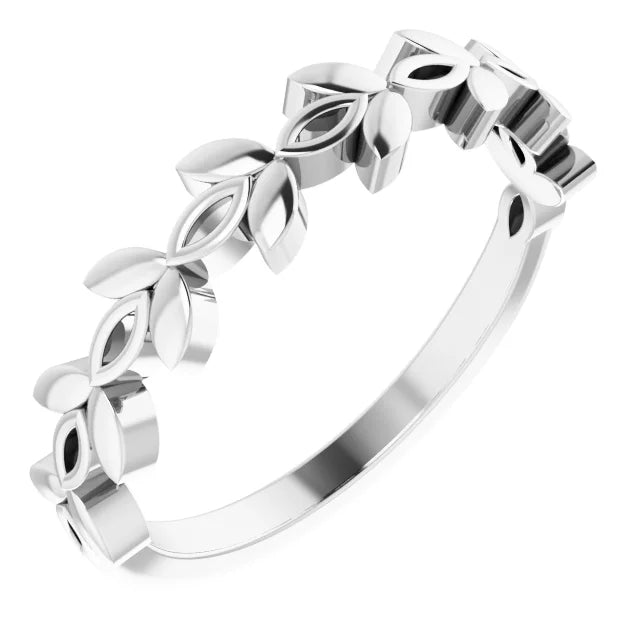 Stackable Floral Ring