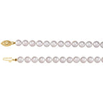 Cultured White Akoya Pearl Strand Necklace