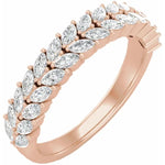 Lab Grown Diamond Marquise Anniversary Band