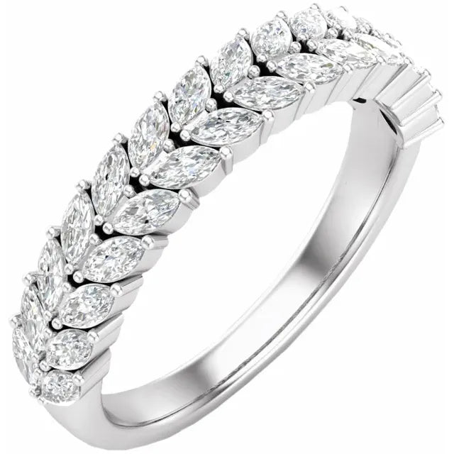 Lab Grown Diamond Marquise Anniversary Band
