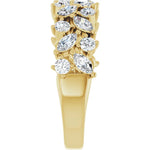 Multi-Shape Lab Grown Diamond Anniversary Band