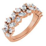 Multi-Shape Lab Grown Diamond Anniversary Band