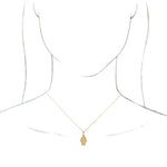 Diamond Hamsa Necklace