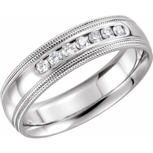 Benoit Men's Diamond Band