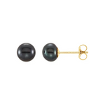 14K Yellow Cultured Freshwater Pearl Earrings