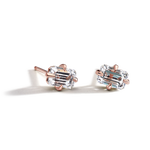 Diamond Emerald Studs