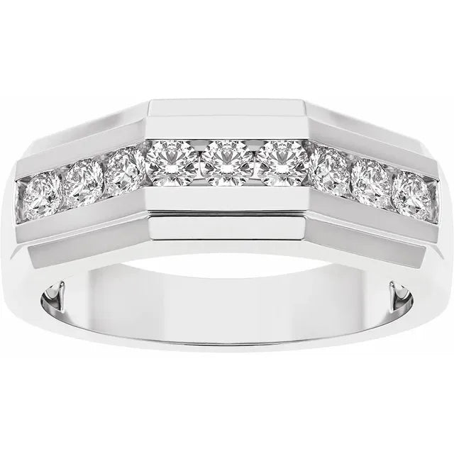 Jean-Luc Men's Lab-Grown Diamond Band