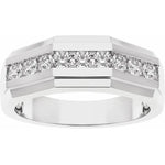 Jean-Luc Men's Lab-Grown Diamond Band