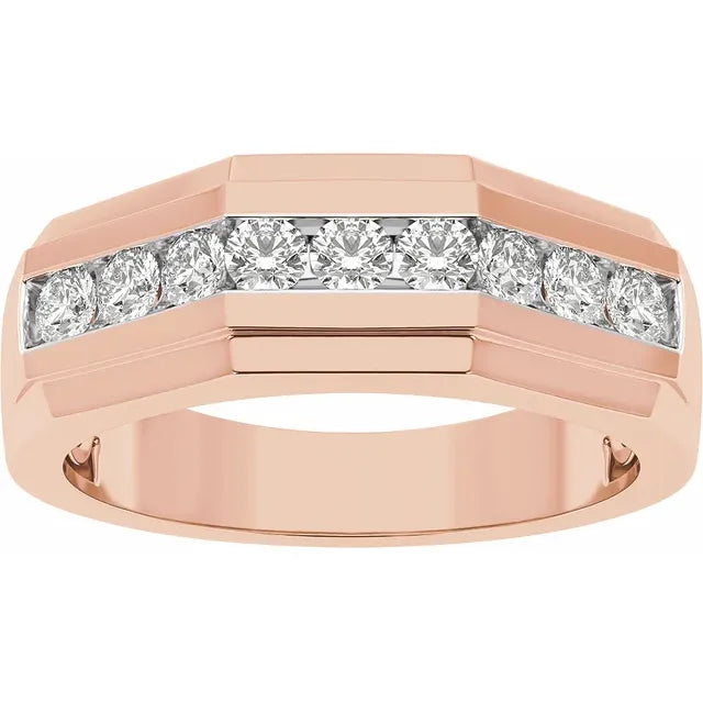 Jean-Luc Men's Lab-Grown Diamond Band