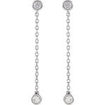 Lab-Grown Diamond Chain Earrings