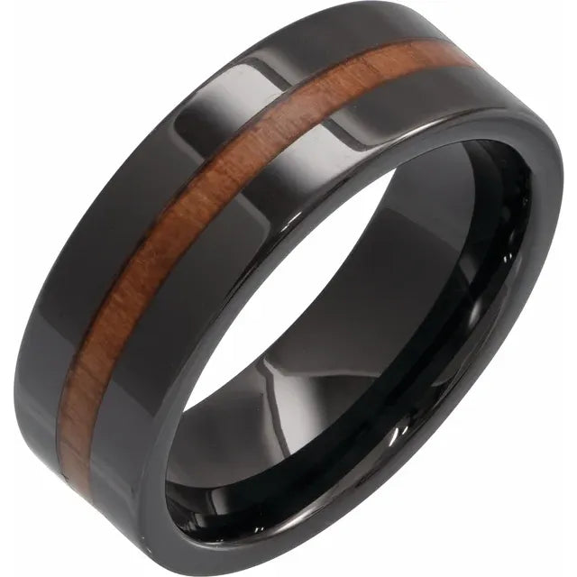 Mathieu Men's Ceramic Band
