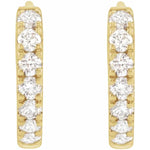 Lab-Grown Diamond Hoop Earrings