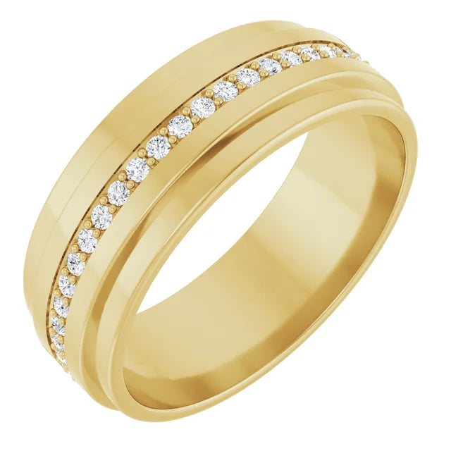 Yves-Louis Men's Diamond Eternity Band