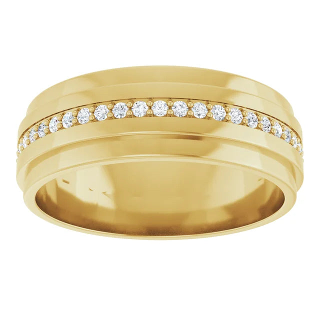 Yves-Louis Men's Diamond Eternity Band