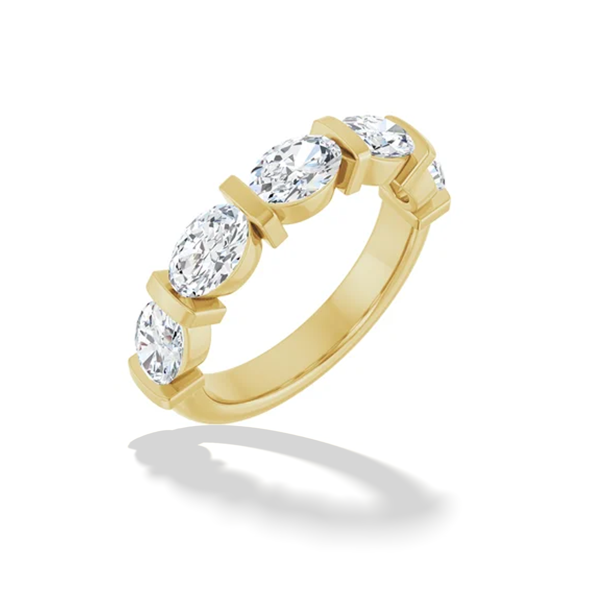 2CT Lab Grown East-to-West Diamond Anniversary Band