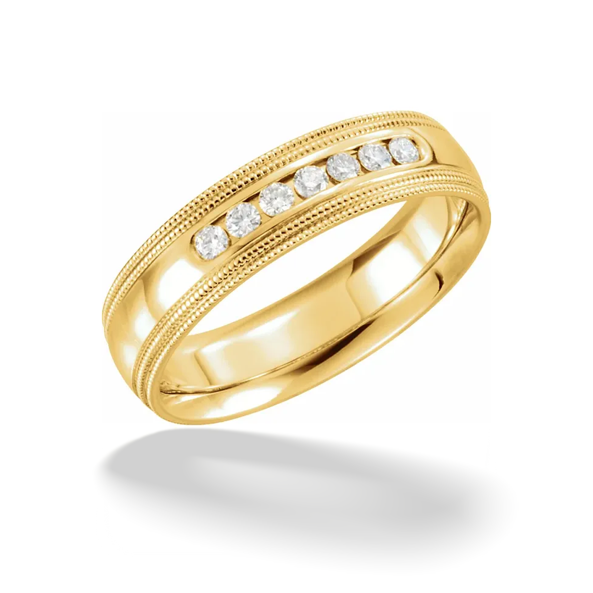 Benoit Men's Diamond Band