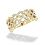 Diamond Infinity Inspired Ring