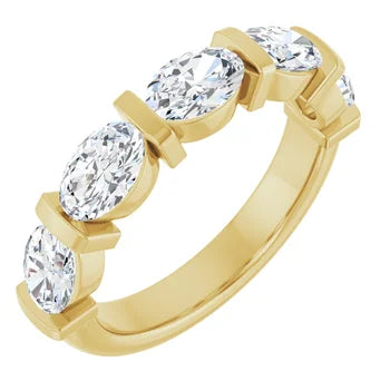 2CT Lab Grown East-to-West Diamond Anniversary Band