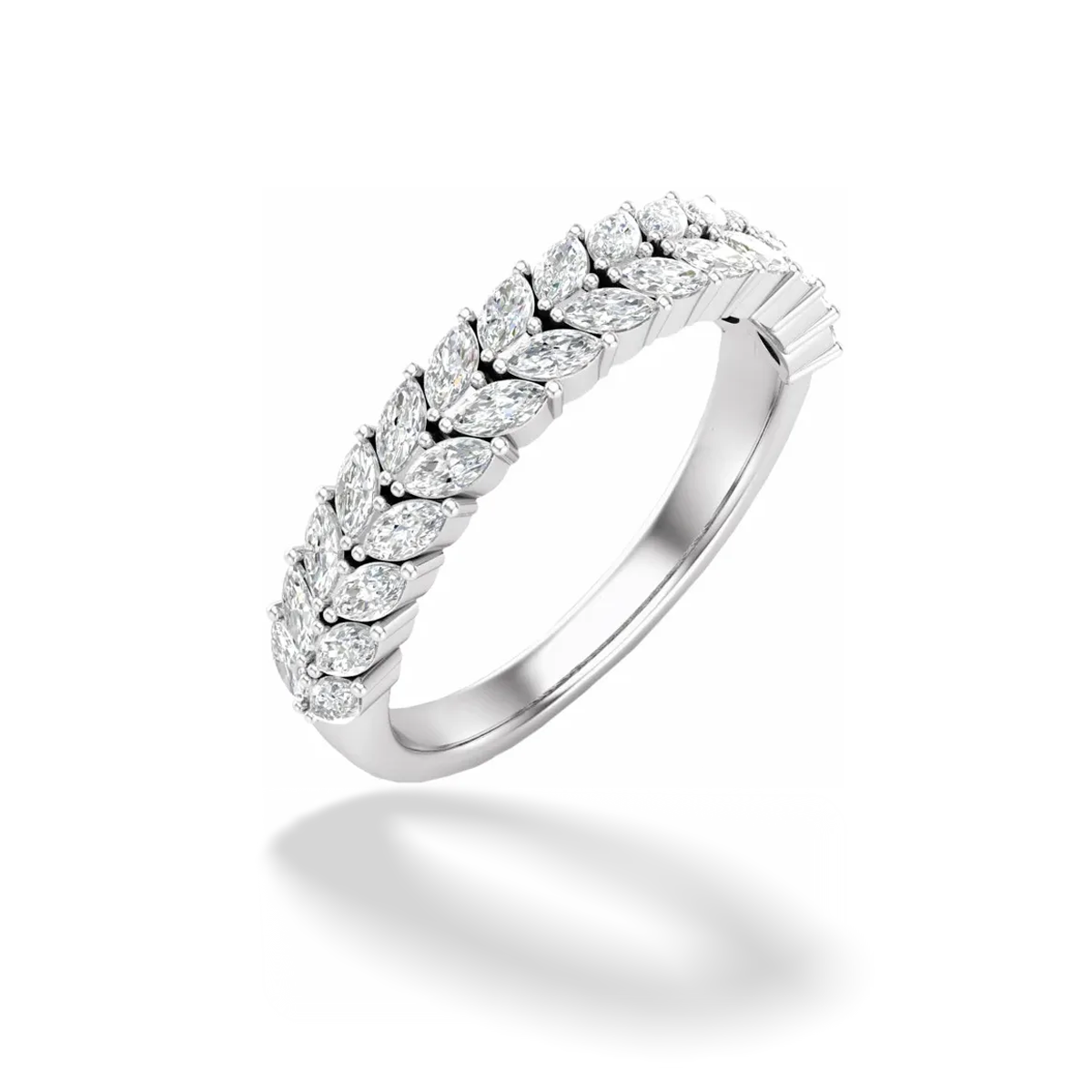 Lab Grown Diamond Marquise Anniversary Band