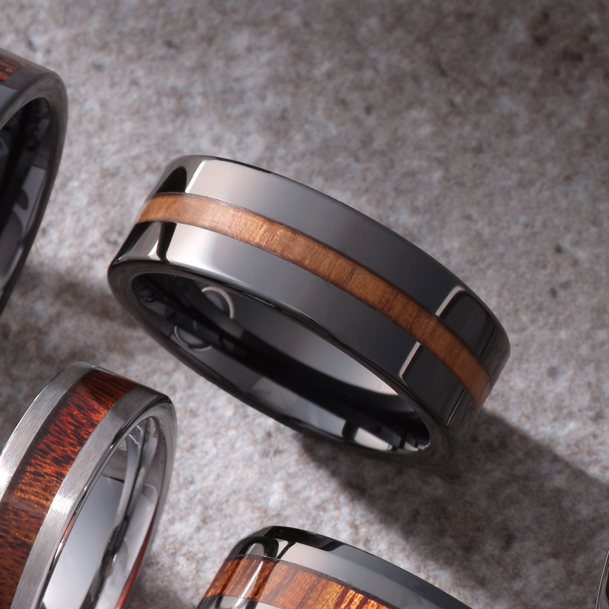 Mathieu Men's Ceramic Band