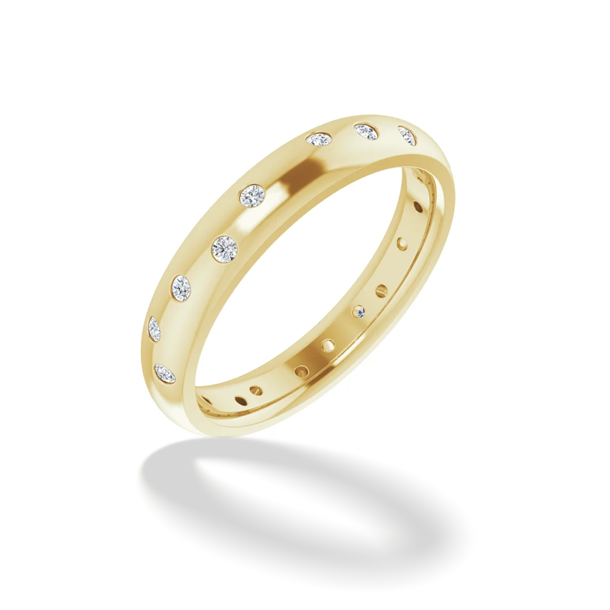 Scattered Diamond Anniversary Band