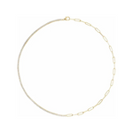 3 1/4 Ct Lab-Grown Diamond Tennis Necklace