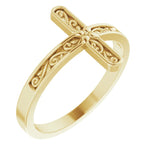 Sideways Cross Ring