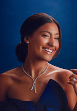 26 1/5 Ct Lab-Grown Diamond Tennis Necklace