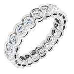Diamond Bezel Set Eternity Band