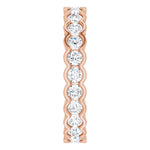 Diamond Bezel Set Eternity Band