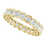 Diamond Bezel Set Eternity Band