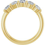 5 Stone Diamond Anniversary Band