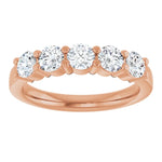 5 Stone Diamond Anniversary Band