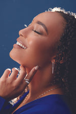 Lab-Grown Diamond Leaf Bypass Ring