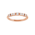 Round & Princess Lab-Grown Diamond Stackable Ring
