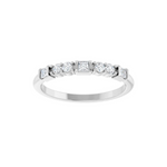 Round & Princess Lab-Grown Diamond Stackable Ring