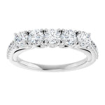 1CT Natural Diamond Anniversary Band